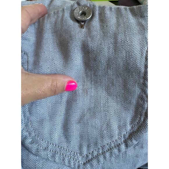 Nolita De Nimes Wide Leg High Waisted Linen Blend Size 28 Light Wash Sailor - Picture 11 of 11